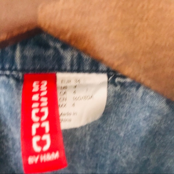 H&M Studded Chambray Button Down Tank - Picture 4 of 5